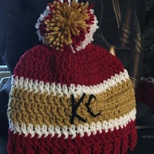Kansas City Chief's Hat - Hand Crocheted